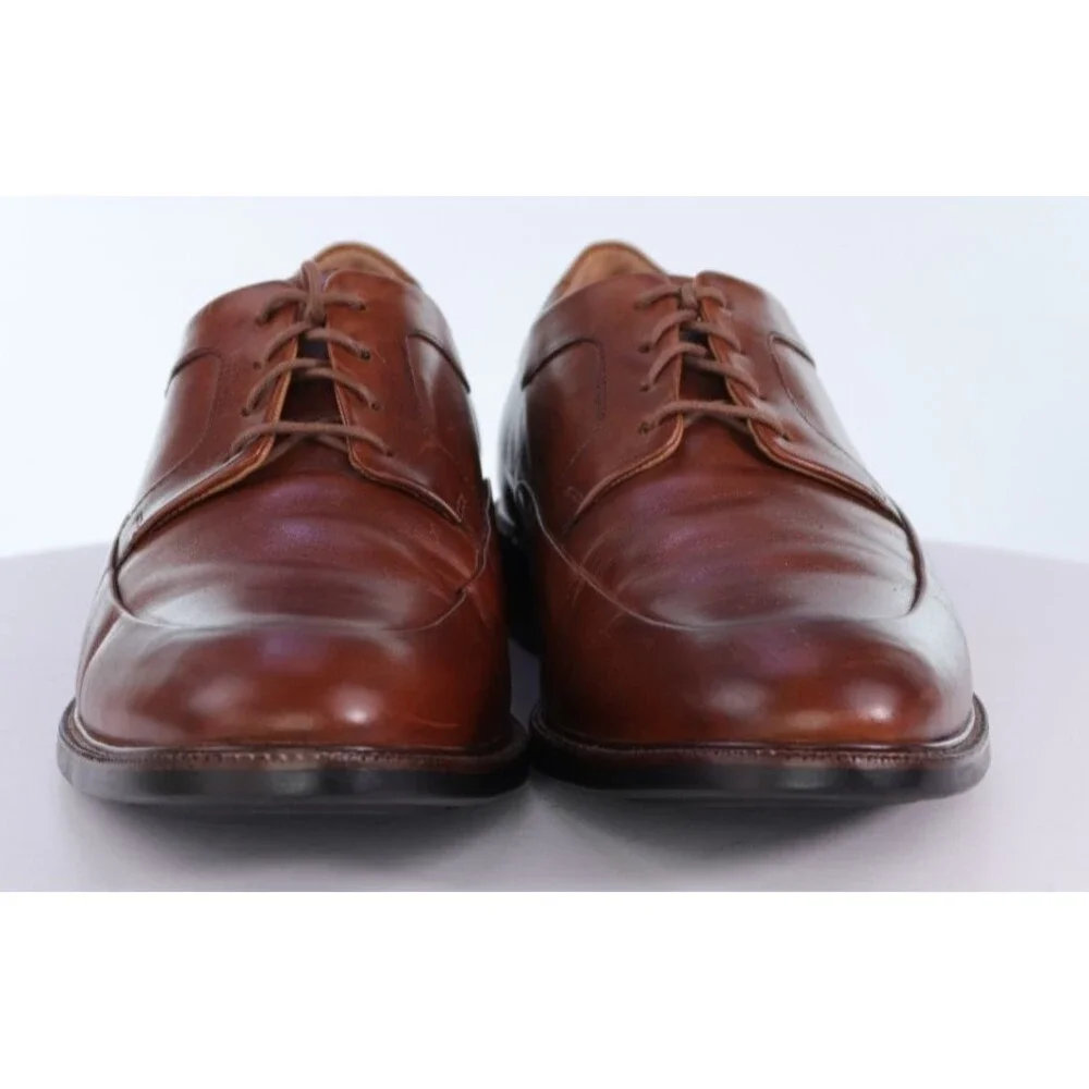Cole Haan Warren $160 Men's Apron Dress Shoes Size 11.5 M Ox Leather British Tan